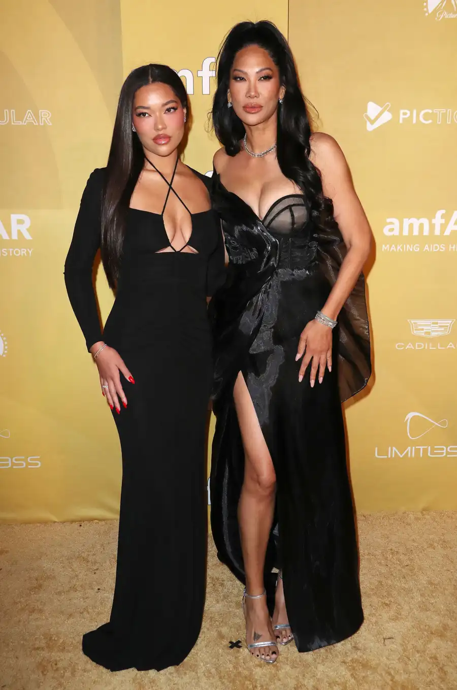Kimora Lee and Ming Lee Simmons amfAR Gala