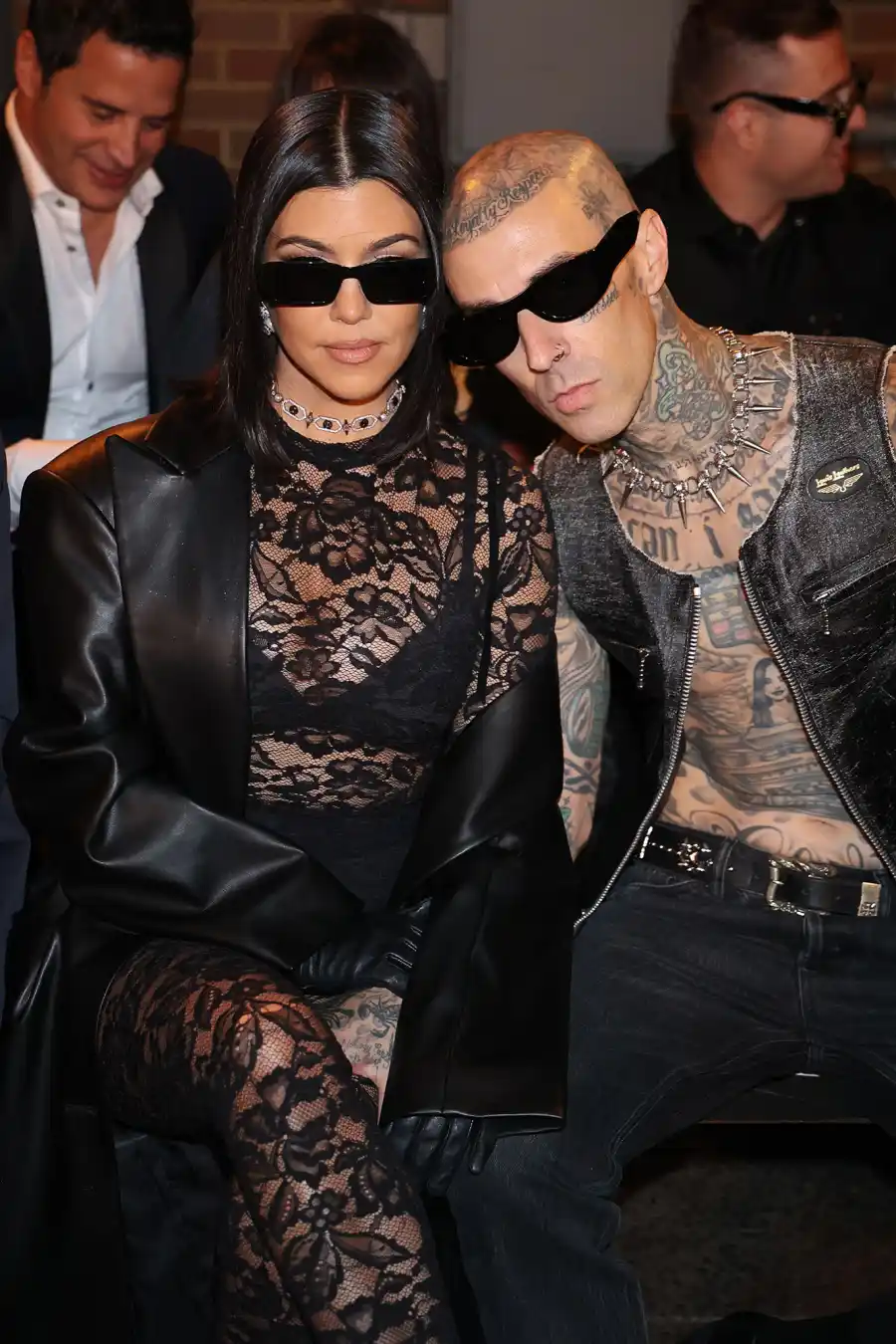 Kourtney Kardashian Joked About Needing to 'Be Drugged' Ahead of Her Wedding to Travis Barker- 'It Freaks Me Out' 060 Boohoo By Kourtney Kardashian Barker show, Runway, Spring Summer 2023, New York Fashion Week, USA - 13 Sep 2022