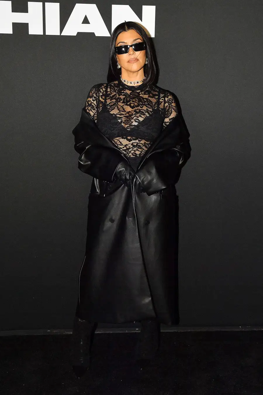 Kourtney Kardashian Joked About Needing to 'Be Drugged' Ahead of Her Wedding to Travis Barker- 'It Freaks Me Out' 064 Boohoo By Kourtney Kardashian Barker show, Arrivals, Spring Summer 2023, New York Fashion Week, USA - 13 Sep 2022