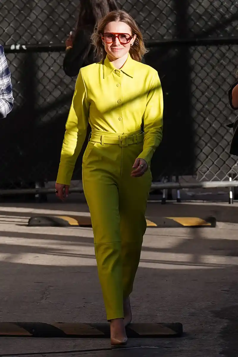 Kristen Bell Celebrities At ‘Jimmy Kimmel Live!’