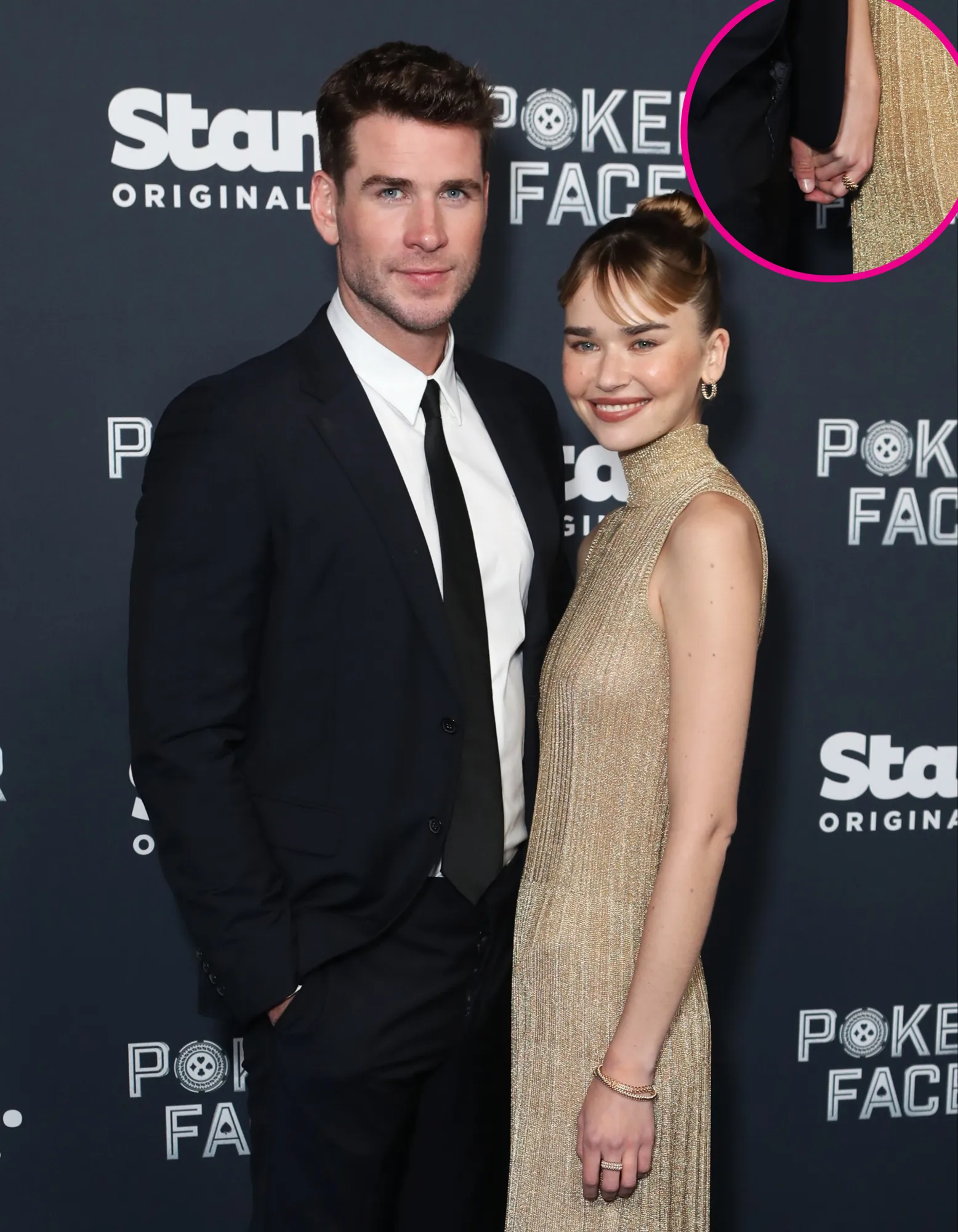 Liam Hemsworth and Girlfriend Gabriella Brooks Hold Hands as They Make Their Red Carpet Debut
