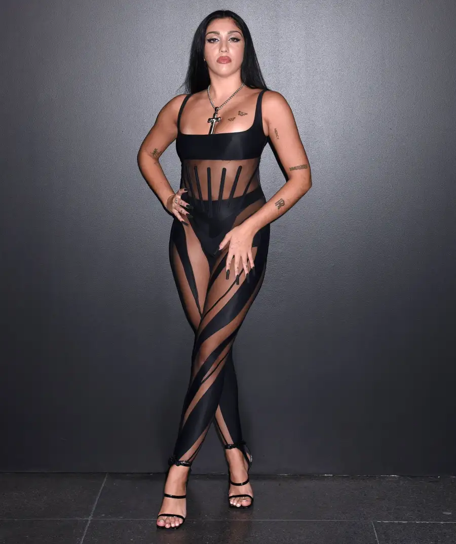 Lourdes Leon Mugler Couturissime Exhibition Opening