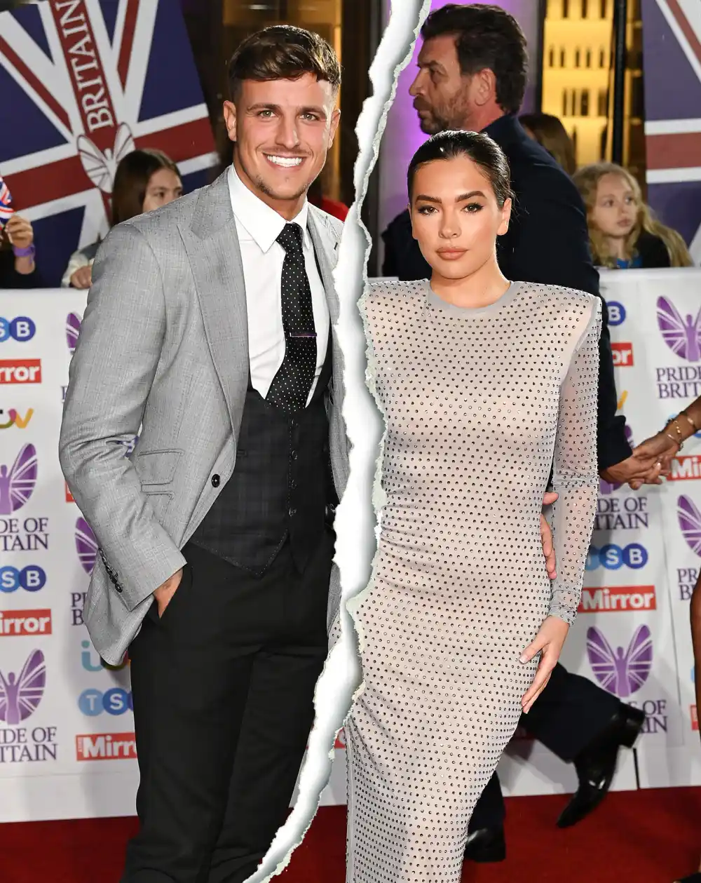 'Love Island U.K.&rsquo; Season 8 Couple Gemma Owen and Luca Bish Split 468 Pride of Britain Awards, Grosvenor House, London, UK - 24 Oct 2022