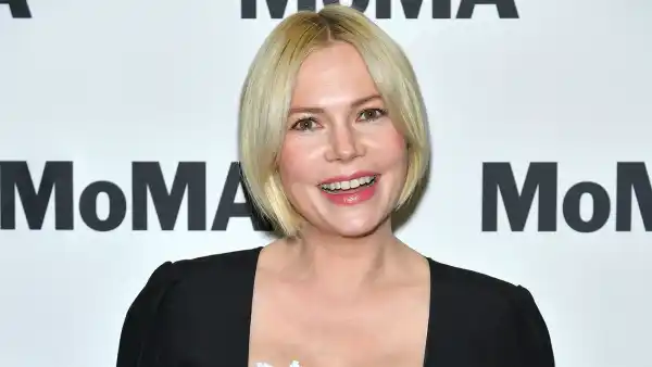 Michelle Williams Excited for the Holidays Wearing Alessandra Rich