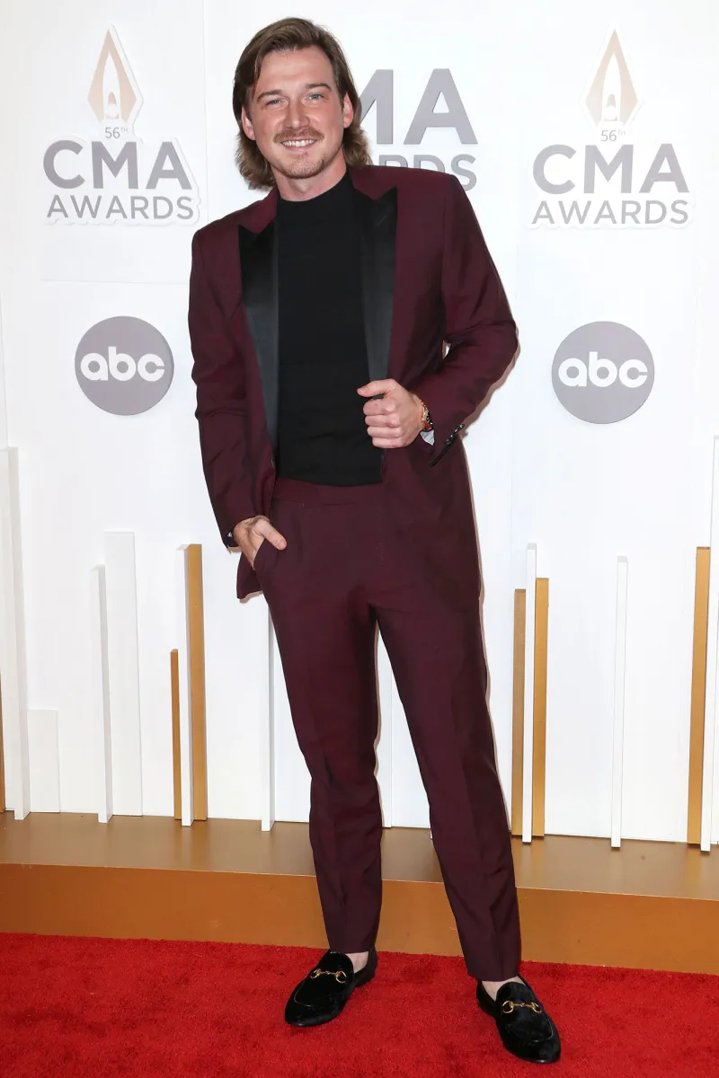 Morgan Wallen CMAs 2022 Red Carpet Fashion