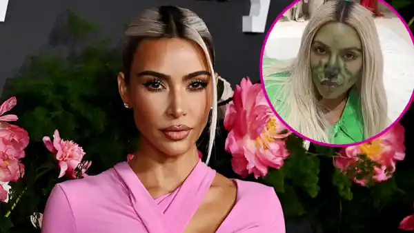 North Turns Mom Kim Kardashian into the Grinch With Makeup 124