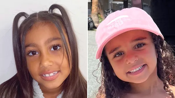North West Sweetly Wraps Cousin Dream’s Birthday Gifts