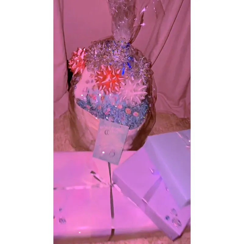 North West Sweetly Wraps Cousin Dream’s Birthday Gifts