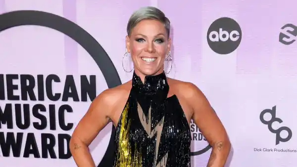 Pink Red Carpet AMA American Music Awards 2022