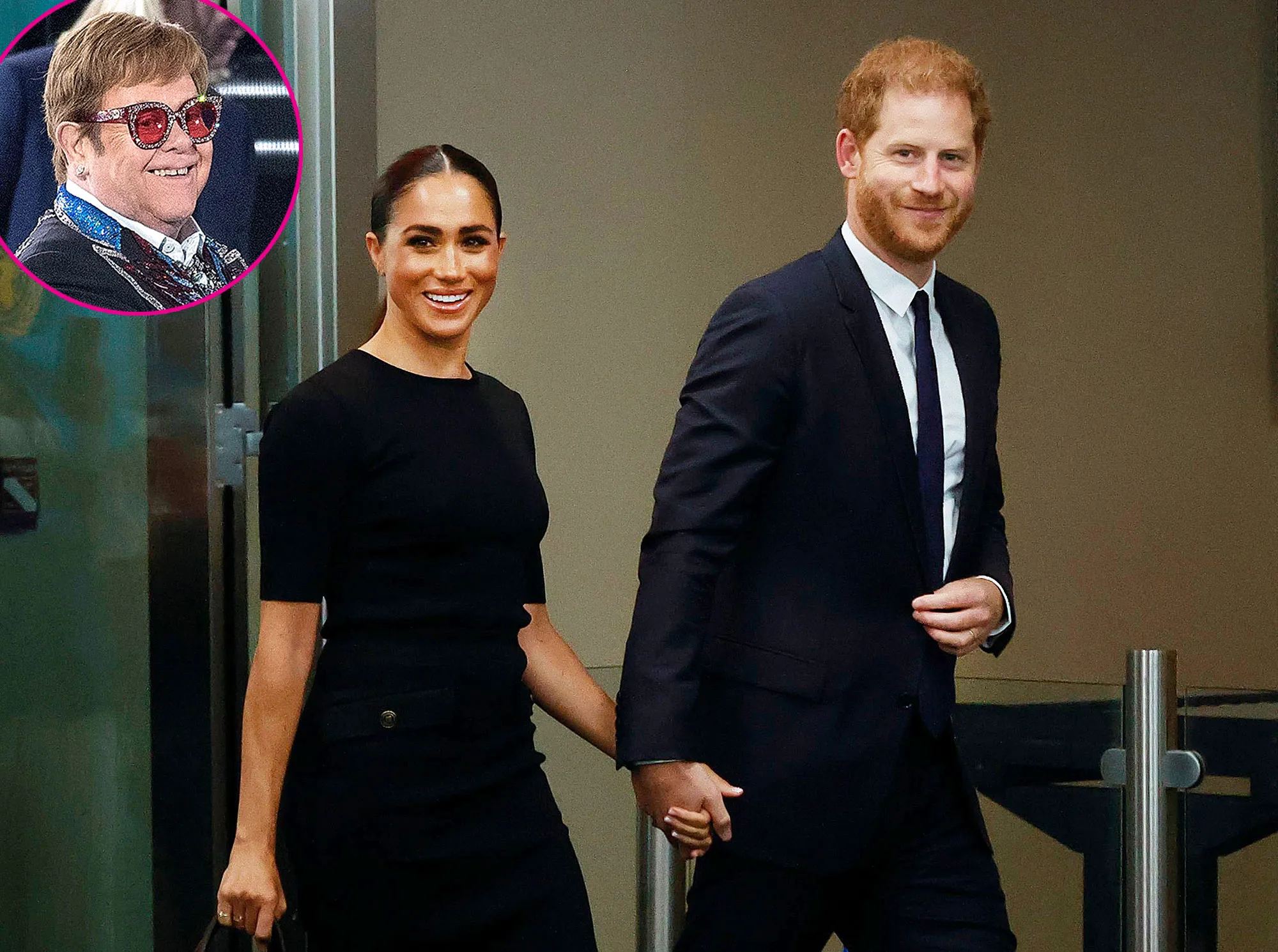 Prince Harry and Meghan Markle Get Affectionate in Sweet Tribute to Elton John at Farewell Tour