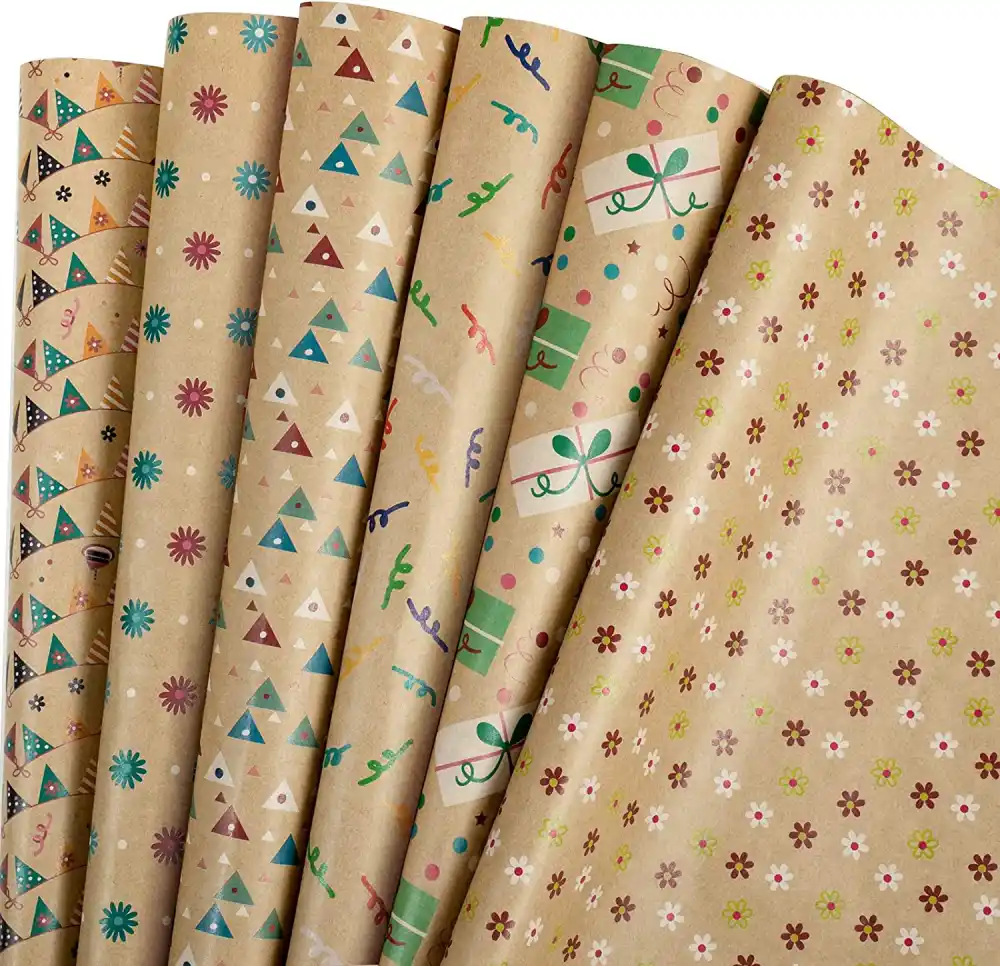 RUSPEPA Kraft Wrapping Paper