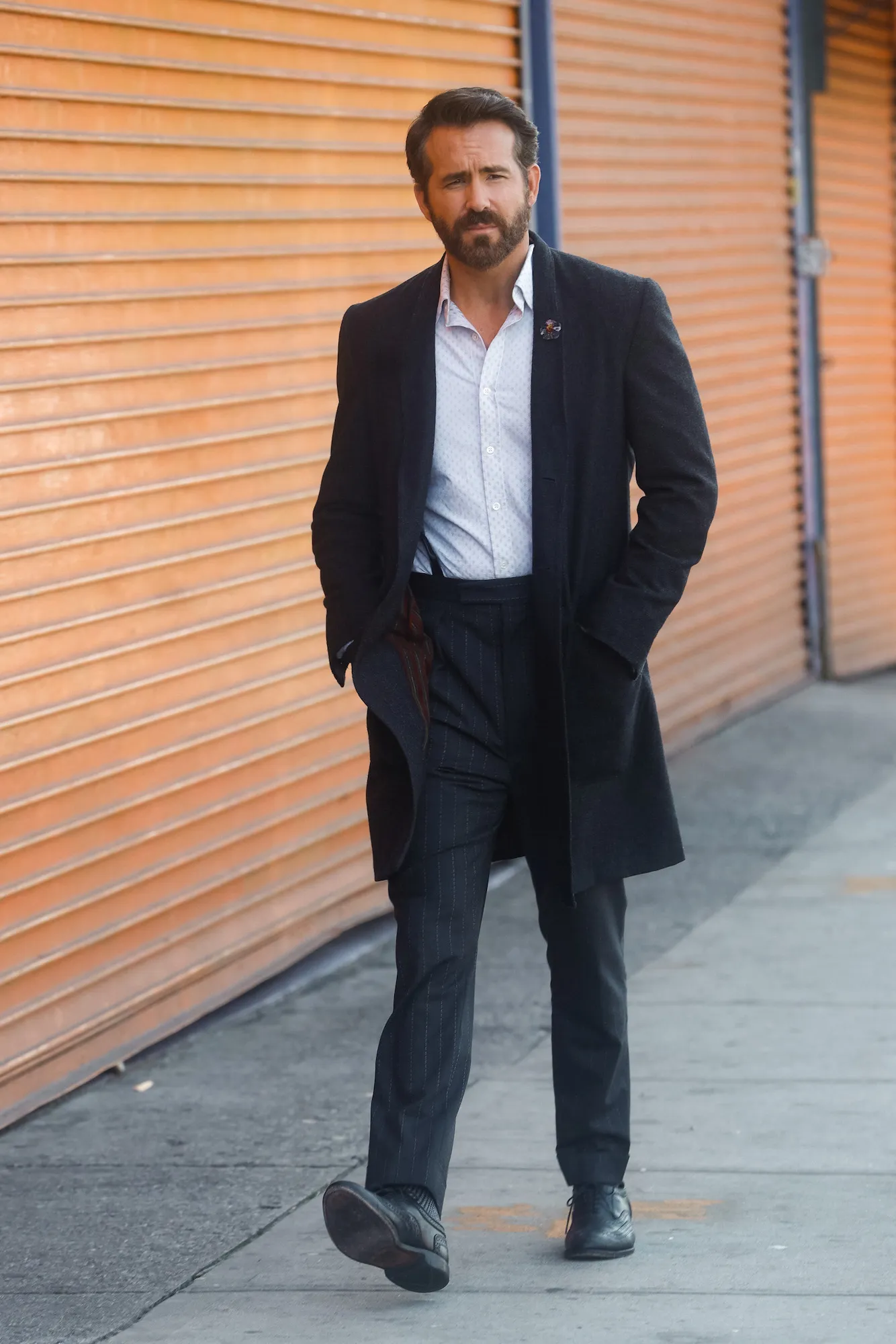 Ryan Reynolds on the set of 'Imaginary Friends'