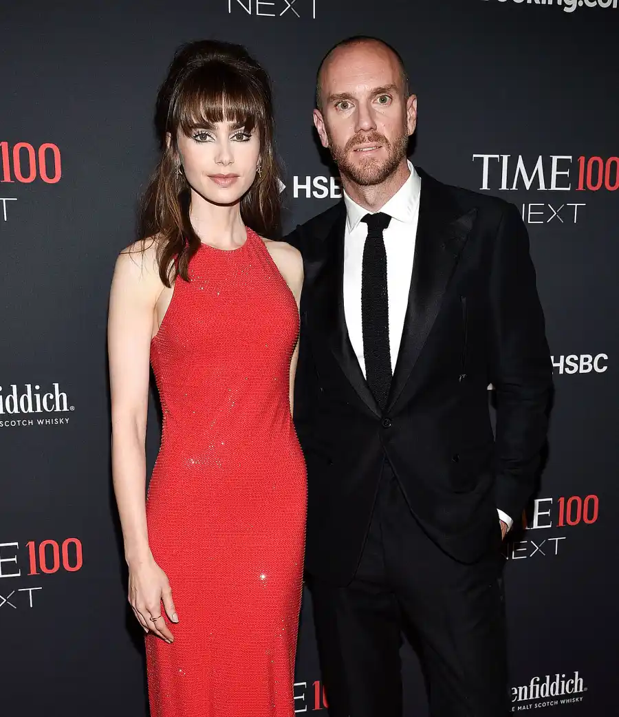 Thanksgiving Date Lily Collins and Charlie McDowell Relationship Timeline