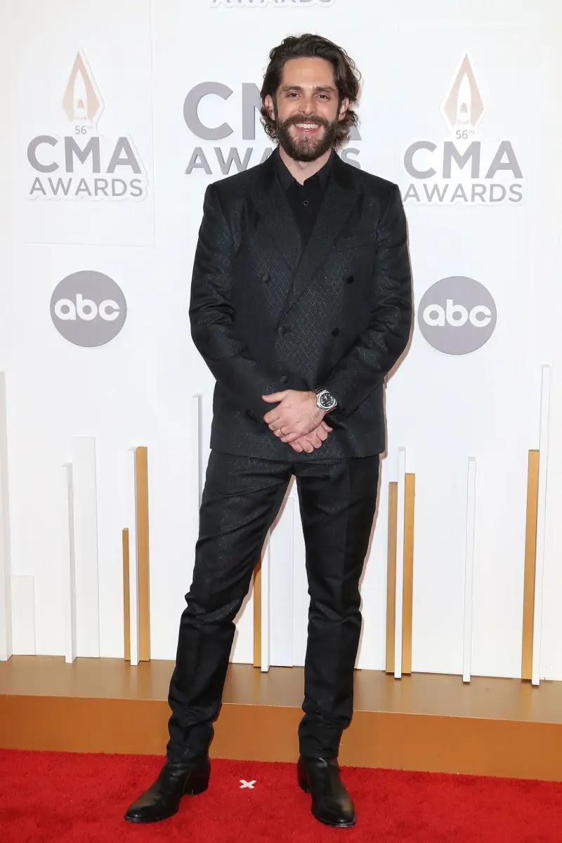 Thomas Rhett CMAs 2022 Red Carpet Fashion