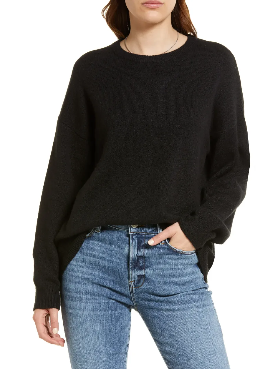 Treasure & Bond Organic Cotton Blend Crewneck Sweater