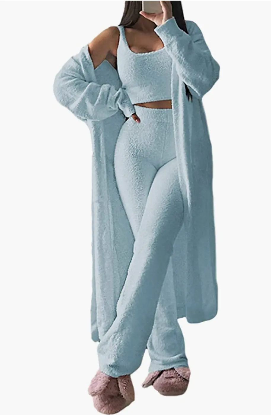 VamJump Womens 3 Piece Lounge Set