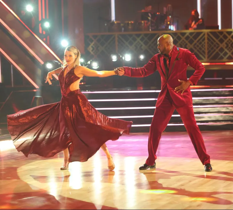 Wayne Brady and Witney Carson