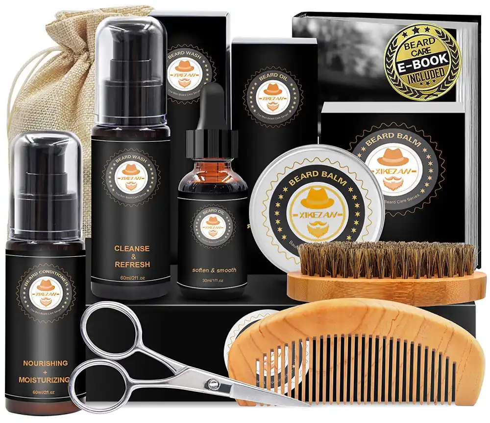 XIKEZAN Upgraded Beard Grooming Kit