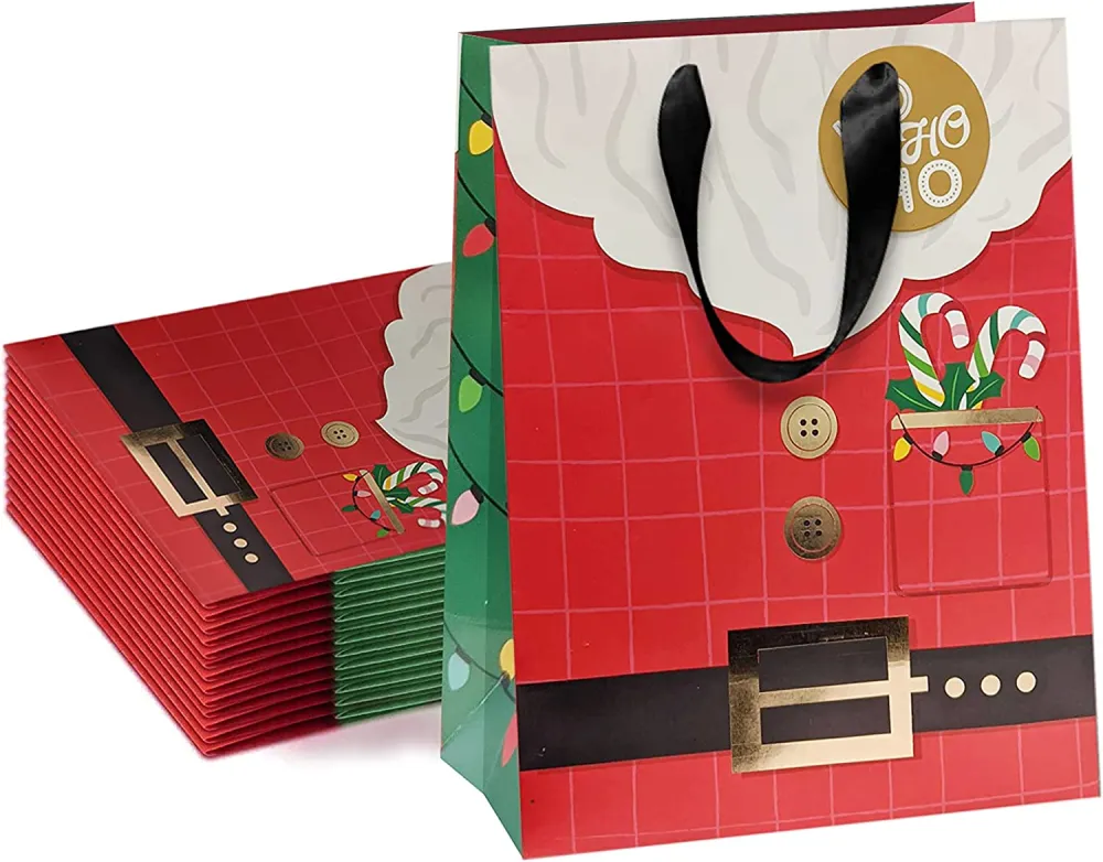 YE GIVING Paper Christmas Bags