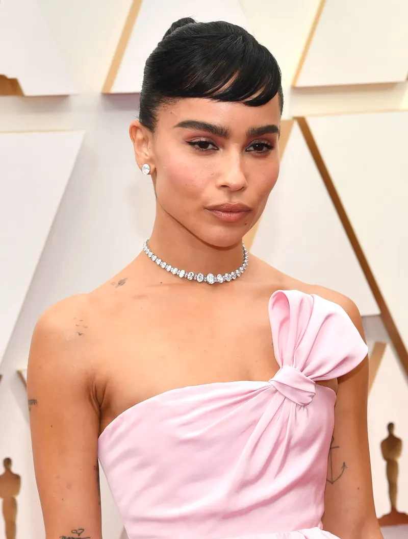 Zoe Kravitz 94th Annual Academy Awards Best Celeb Makeup Moments 2022