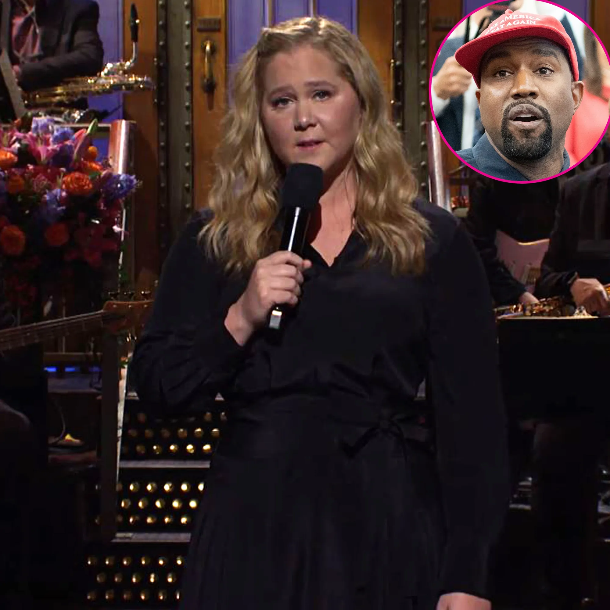 Amy Schumer and 'Saturday Night Live' Cast Take Aim at Kanye West's Antisemitism Controversy