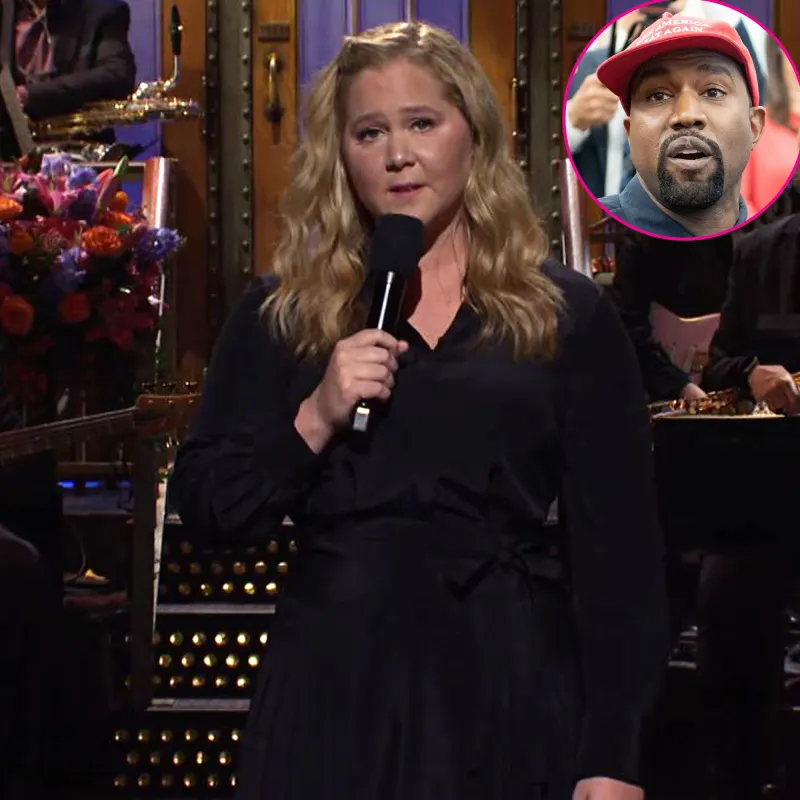 Amy Schumer and 'Saturday Night Live' Cast Take Aim at Kanye West's Antisemitism Controversy