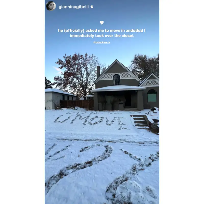 Blake Horstmann Officially Asks Girlfriend Giannina Gibelli to Move In: 'It's Actually Super Cute'