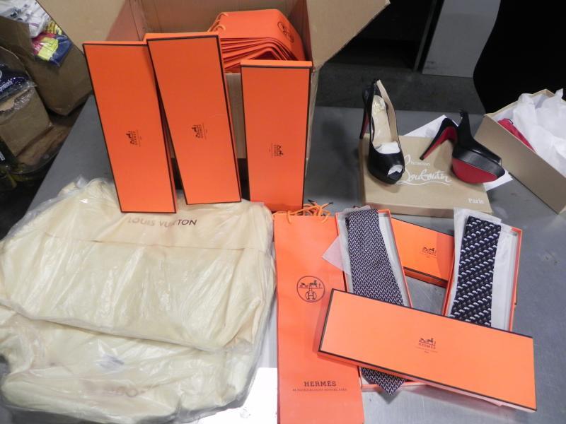 Warning against counterfeit goods