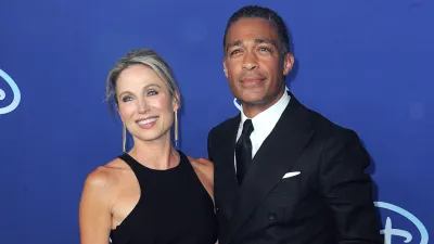 Married 'Good Morning America’ Anchors Amy Robach and T.J. Holmes Spotted Getting Cozy
