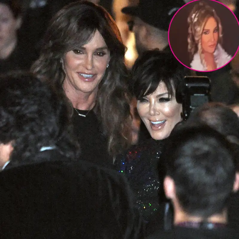Caitlyn Jenner Honored With Portrait at Ex Kris’ Thanksgiving Celebration