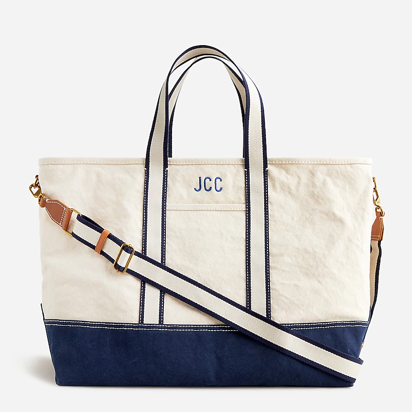monogram tote
