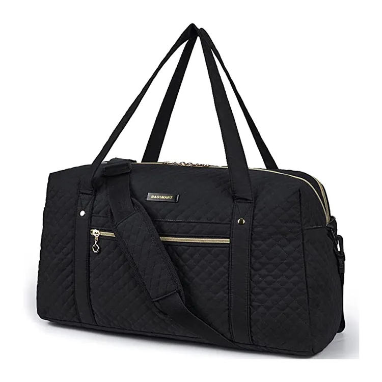 quilted duffel bag