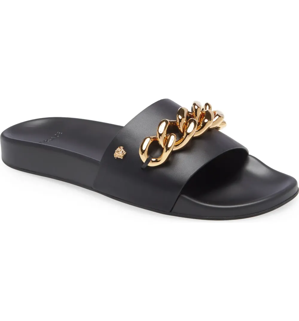 Versace chain slides