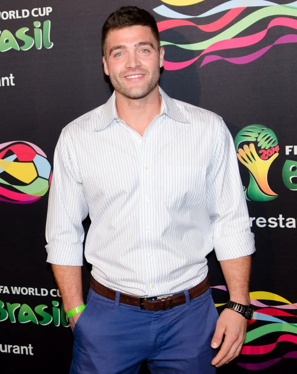 &lsquo;The Challenge&rsquo; Star C.T. Tamburello Files for Divorce From Wife Lilianet Solares striped shirt