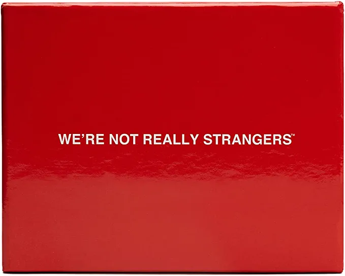 We're Not Really Strangers card game