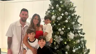 Soccer Star Lionel Messi and Wife Antonela Roccuzzo’s Cutest Family Photos With Their 3 Sons