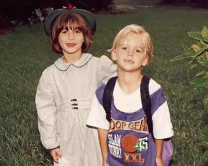 Aaron Carter’s Twin Angel Reflects on Brother’s Death purple basketball shirt