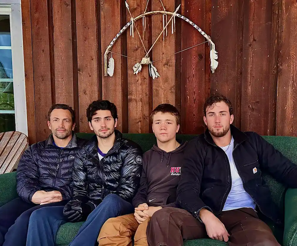 Andrew Shue&rsquo;s Son Shares Family Photo Without Amy Robach Amid 'GMA3' Scandal With T.J. Holmes kids