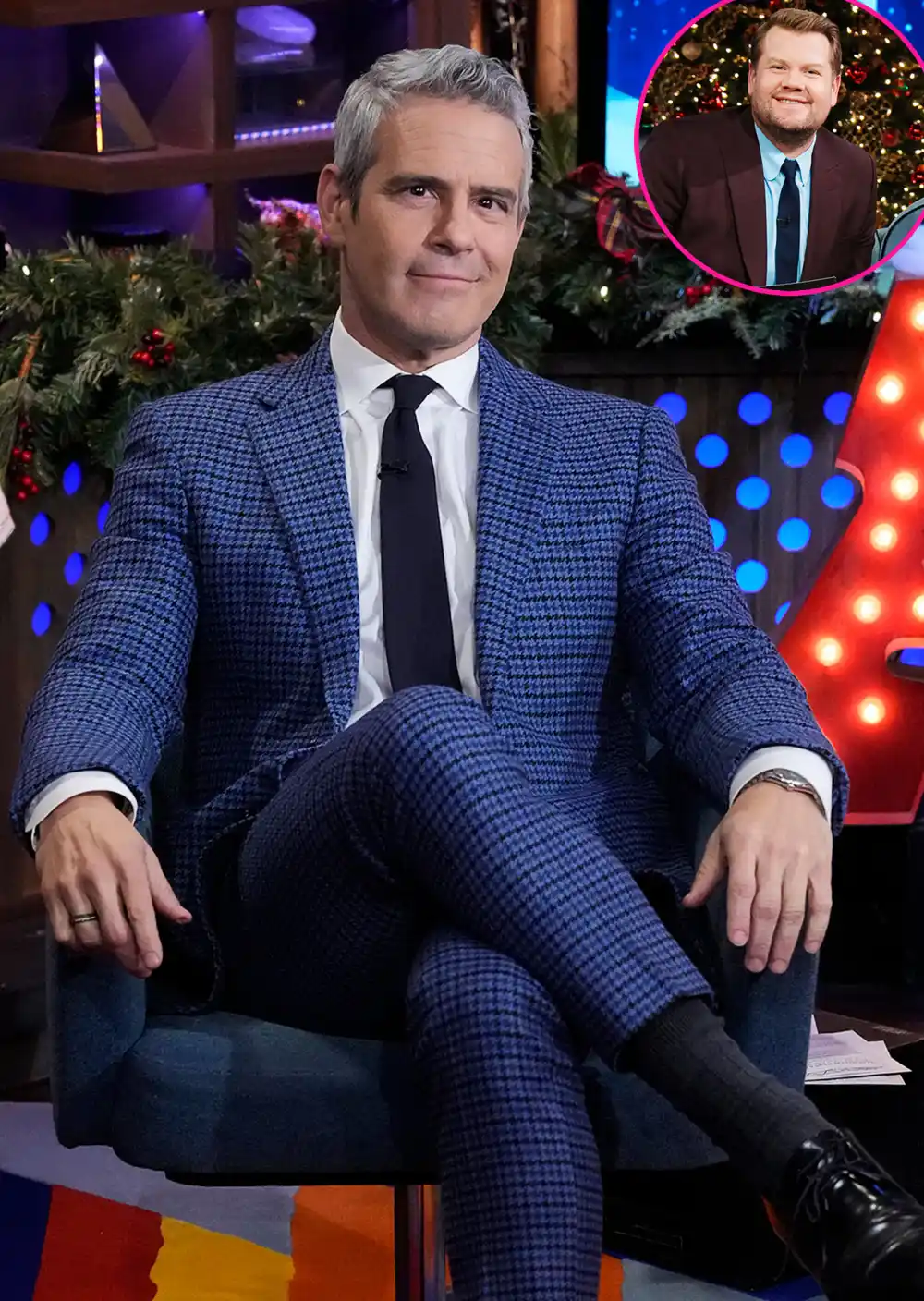 Andy Cohen Claims James Corden's 'Late Late Show' Copied His &lsquo;Watch What Happens Live&rsquo; Set - 505