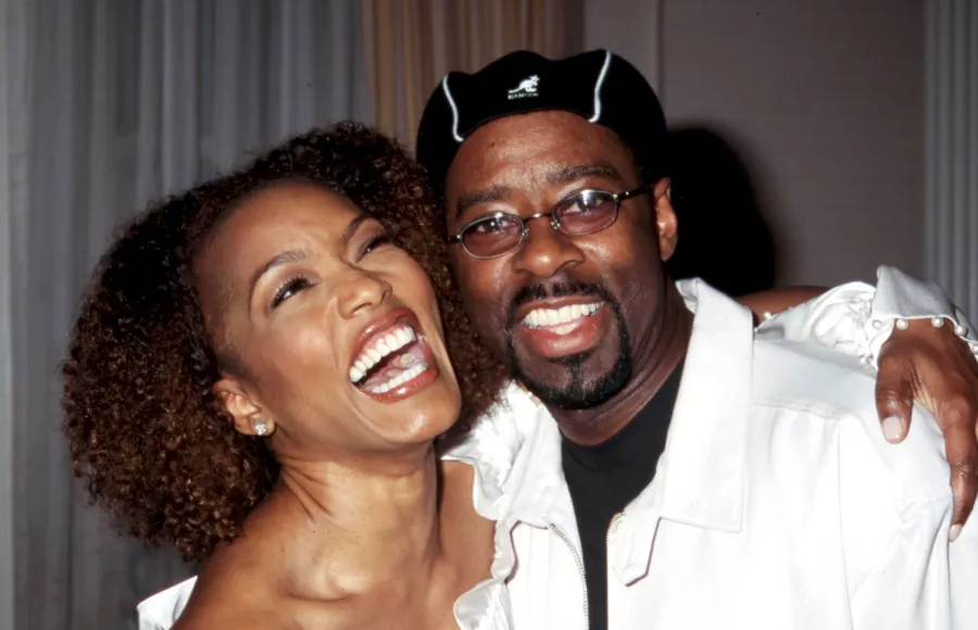 Angela Bassett and Courtney B. Vance's Relationship Timeline smile