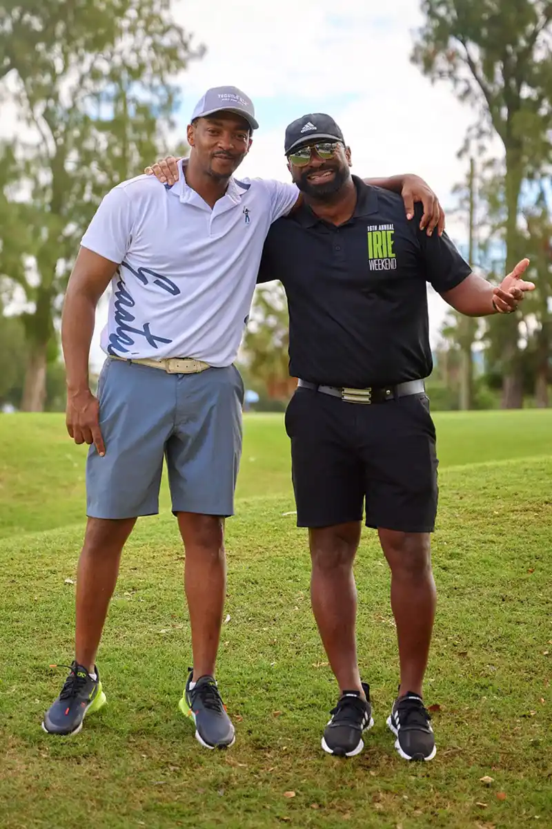 Anthony Mackie Pepsi Zero Sugar 16th Annual Irie Weekend Big Golf Classic Hot PIcs
