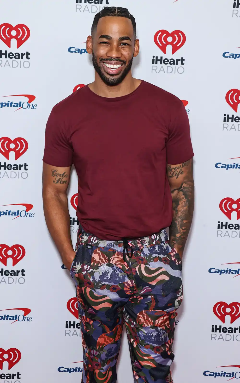 Bachelor Nation's Mike Johnson Reveals He Has a New Girlfriend: &lsquo;I Slid in the DMs' red t shirt