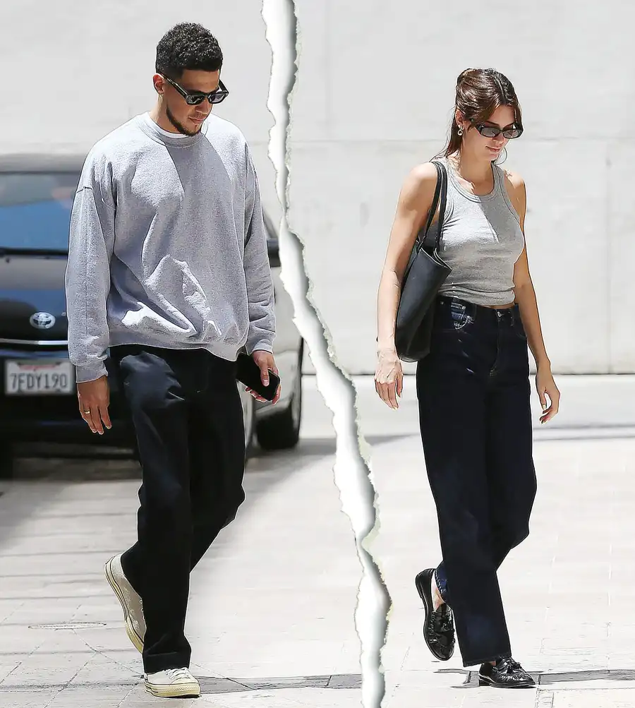 Biggest Kardashian-Jenner Family Moments of 2022- From Khloe's Baby to Kourtney’s Weddings - 108 Kendall Jenner and Devin Booker cut casual figures in matching grey shirts, Beverly Hills, Los Angeles, California, USA - 24 May 2022