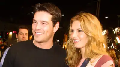 Brandi Glanville and Eddie Cibrian: The Way They Were striped dress