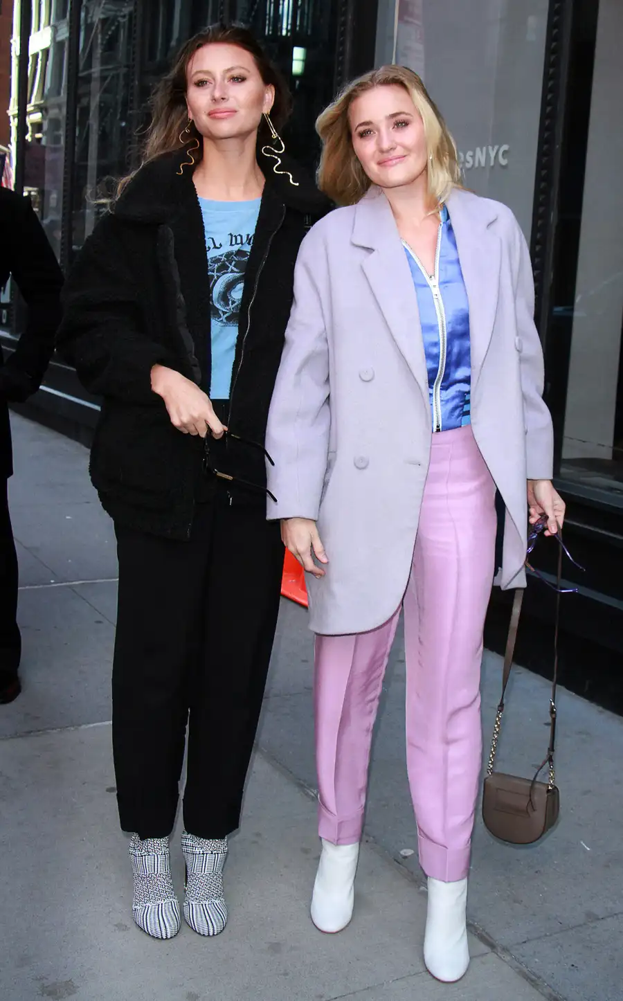 Celeb Siblings Who Have Worked Together - 097 Aly and AJ Michalka out and about, New York, USA - 08 Feb 2018