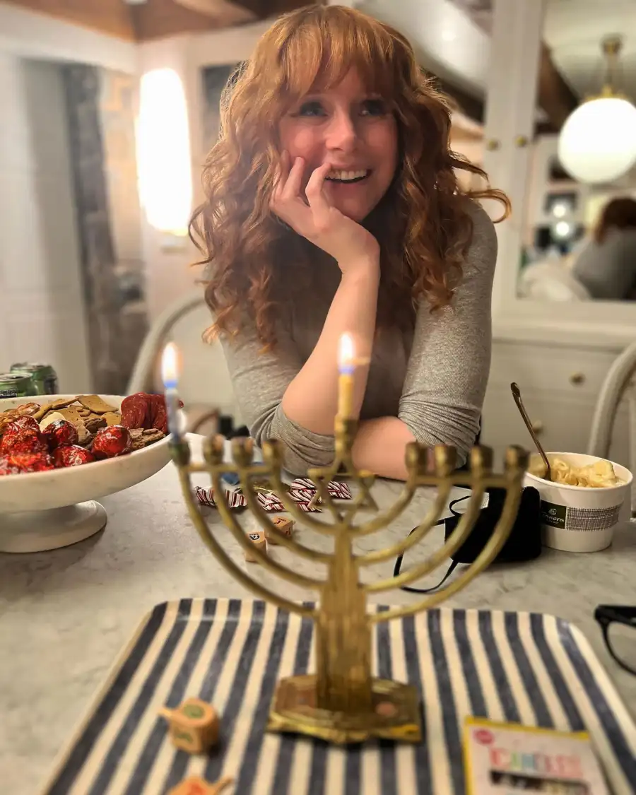Celebs Celebrate Hanukkah 2022 Bryce Dallas