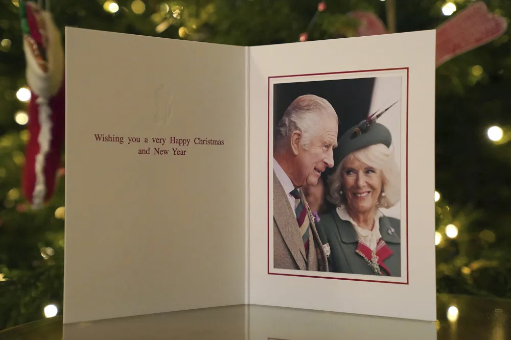Charles and Camilla Send 1st Christmas Card as King and Queen Consort