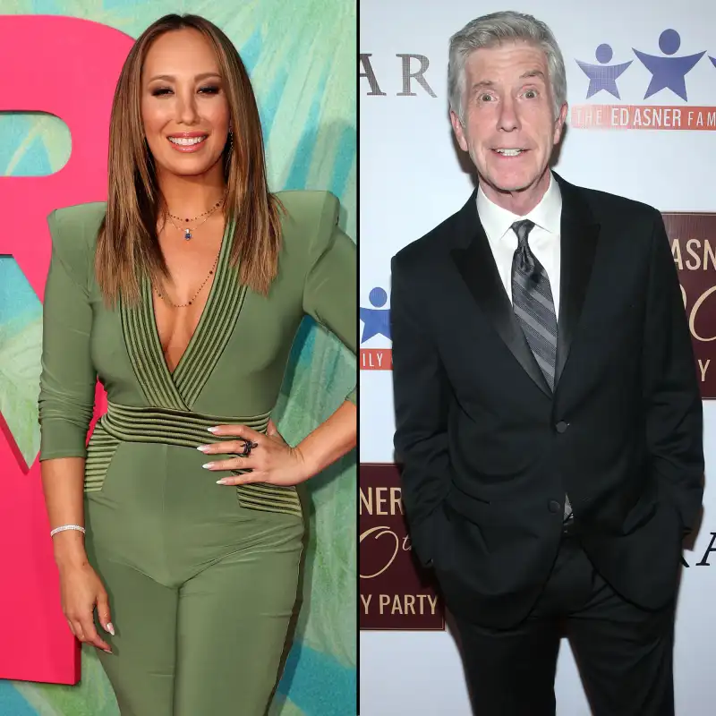 Cheryl Burke Reunites With Tom Bergeron Following Her ‘Dancing With the Stars’ Exit green jump suit