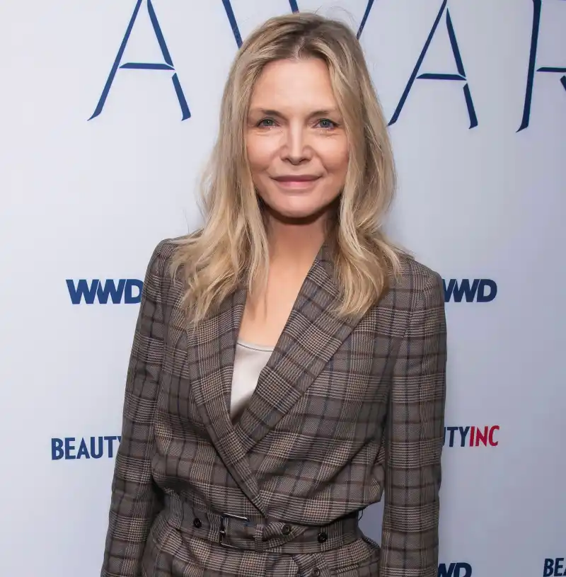 Chrissy Teigen, Lea Michele and More Celebrity Hair Transformations of 2022 checkered coat