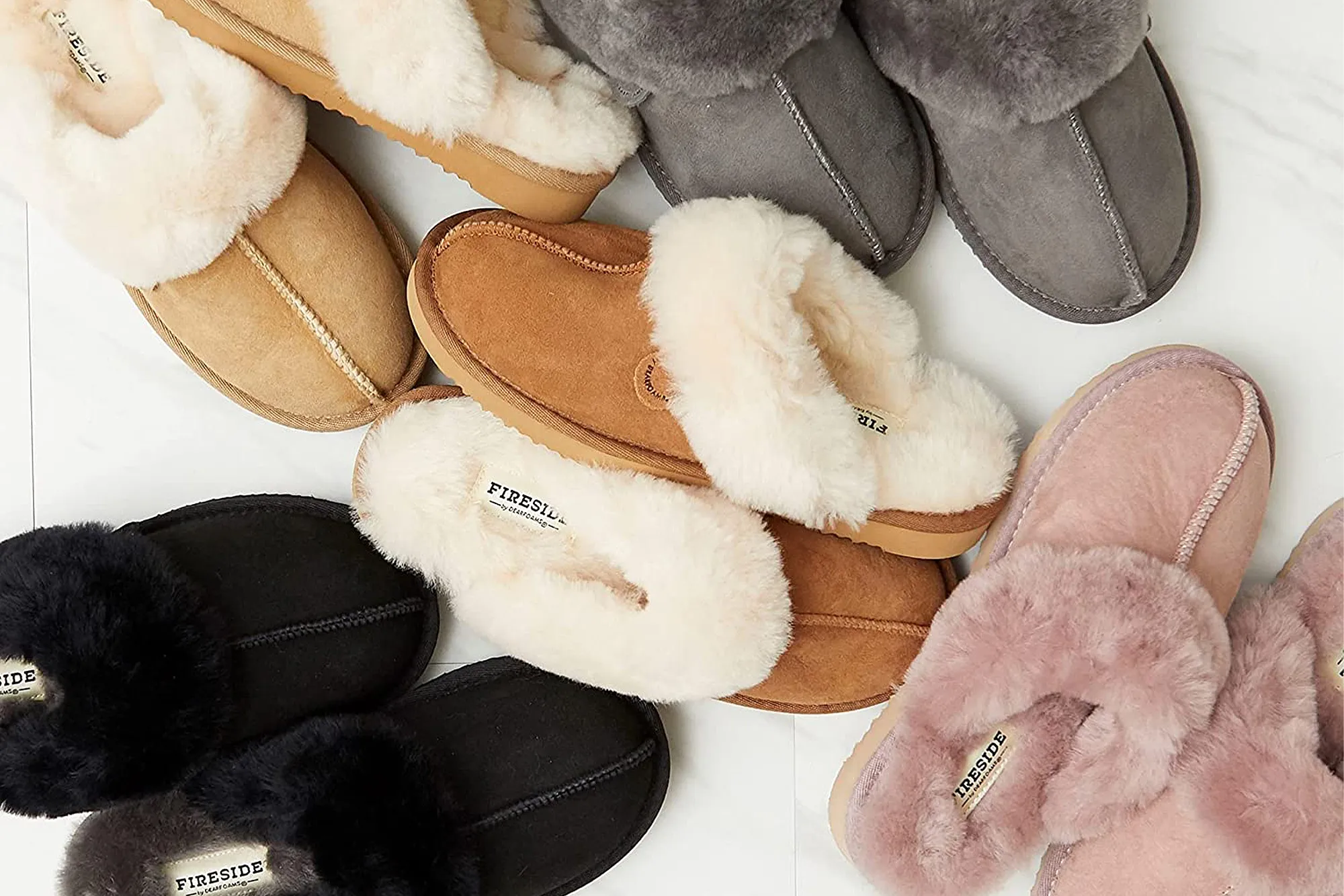 Dearfoams-Women's-Fireside-Sydney-Shearling-Fur-Slippers